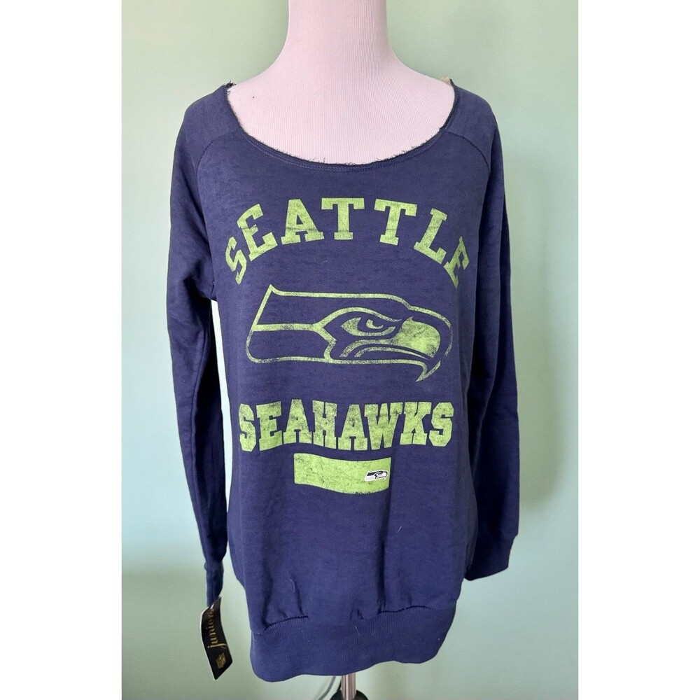 NWT NFL Seattle Seahawks Sweatshirt Lounge Pants Set - Juniors 11/13 Large